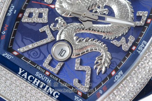 Franck Muller手錶 法蘭克穆勒V45遊艇龍騰圖系列 法蘭克穆高端機械男表 法蘭克穆最新版本男士腕表  hds1414